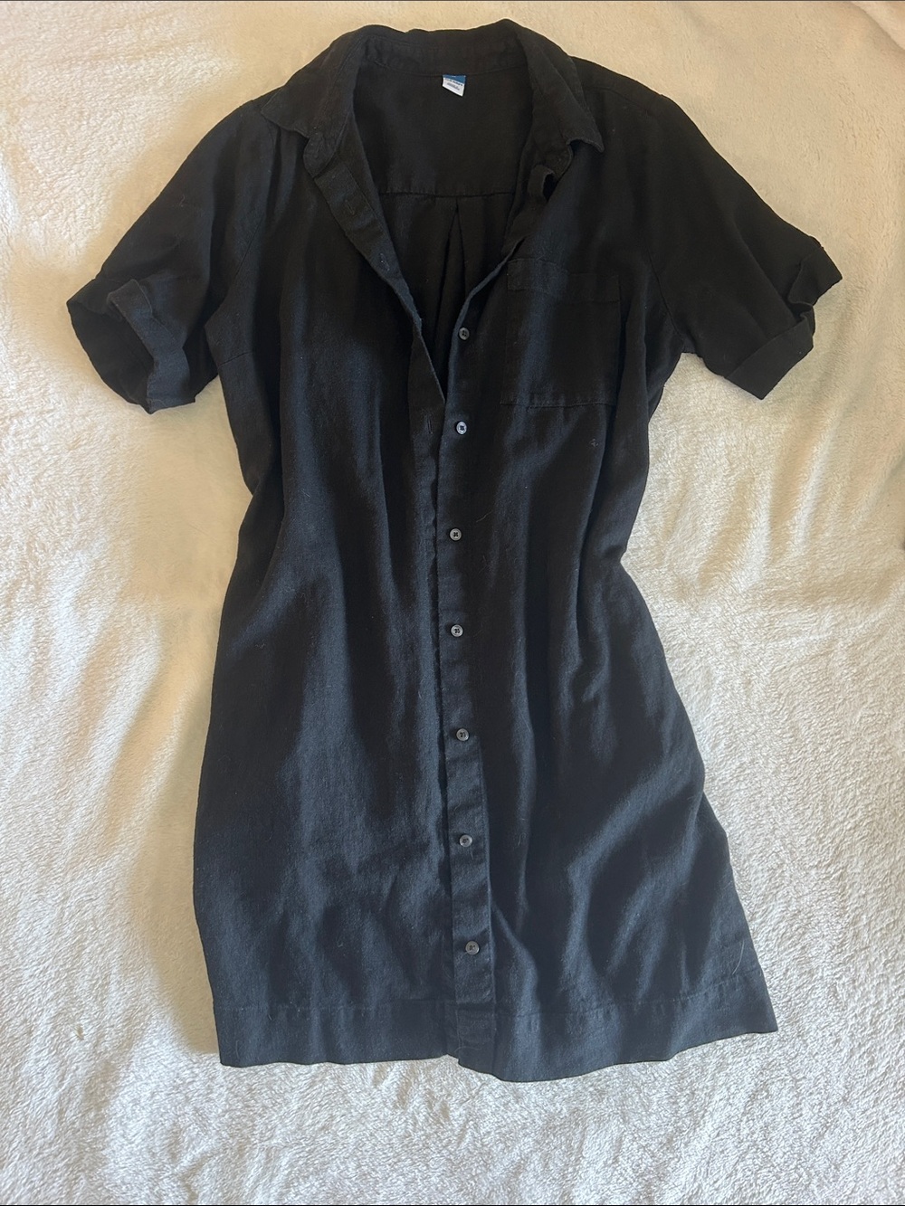 Old Navy Black Lightweight Shirt Jacket